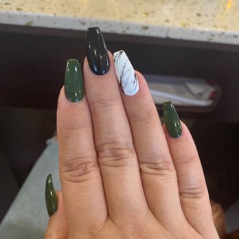 Angels Nails & Spa - Love the design and color - Nail Salons Near Me - Chico, California