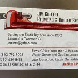 Jim Cullett’s Plumbing & Rooter