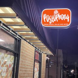 Exterior outside entrance of Pastaphony - Storefront - Fullerton, California Exterior outside entrance of Pastaphony - Storefront - Fullerton, California