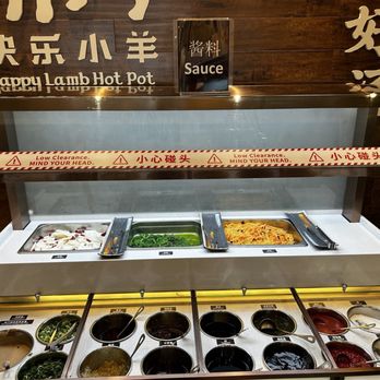 Happy Lamb Hot Pot - Sauce station - Hot Pot Near Me - Mississauga, Ontario