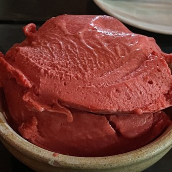 Coppa Enoteca - Raspberry Lychee Sorbet - Italian Near Me - Boston, Massachusetts