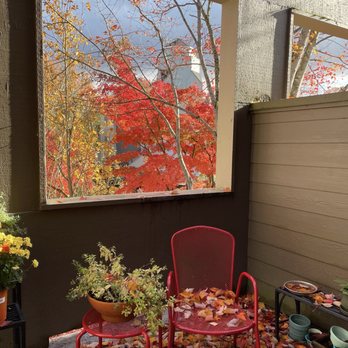 Waterhouse Place - Deck in Autumn - Apartments Near Me - Beaverton, Oregon