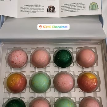 KOHO Chocolates - 12 piece chocolates - Chocolatiers & Shops Near Me - Honolulu, Hawaii