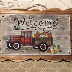Flock to our house - What a great sign to welcome your guests