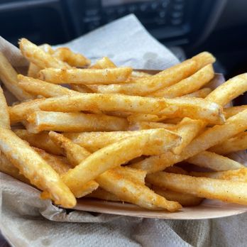 Egg N Bird - New style fries - not crinkle cut - Chicken Shop Near Me - Upland, California Egg N Bird - New style fries - not crinkle cut - Chicken Shop Near Me - Upland, California
