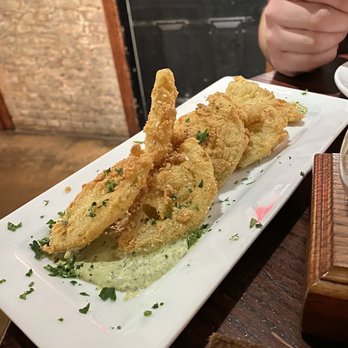 The Miller House - Fried Green Tomato appetizer - American Near Me - Owensboro, Kentucky The Miller House - Fried Green Tomato appetizer - American Near Me - Owensboro, Kentucky