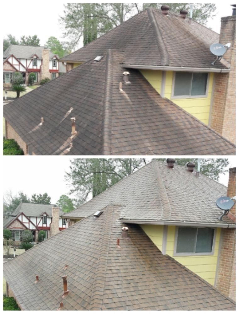 Slide of Pro Roof Cleaning Pearland Tx