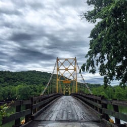 Beaver Town One Lane Bridge