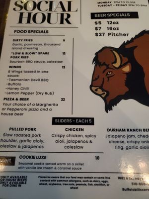 Menu photo 1 Buffalo Bill's Brewery Hayward, CA Menu photo 1 Buffalo Bill's Brewery Hayward, CA