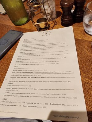 Menu photo 6 The White Star Tavern Southampton, HAM Menu photo 6 The White Star Tavern Southampton, HAM