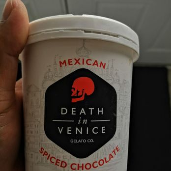 Death in Venice Gelato - a hand holding a cup of ice cream - Ice Cream & Frozen Yogurt Near Me - Toronto, Ontario Death in Venice Gelato - a hand holding a cup of ice cream - Ice Cream & Frozen Yogurt Near Me - Toronto, Ontario