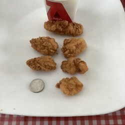 Arby's - To small to be chickens tenders.
