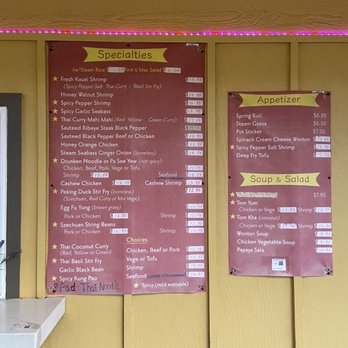 Coconut Thai & Chinese Cuisine - Menu - Thai Near Me - Kapaa, Hawaii Coconut Thai & Chinese Cuisine - Menu - Thai Near Me - Kapaa, Hawaii