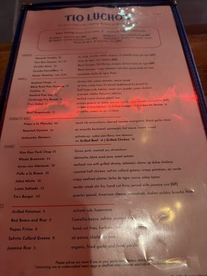 Menu photo 1 Tio Lucho's Atlanta, GA