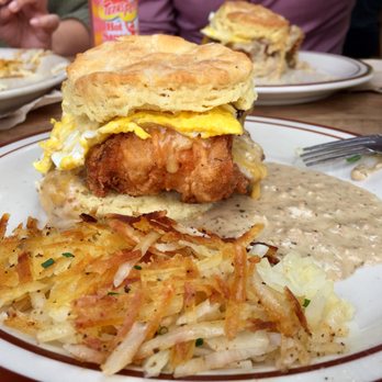 Pine State Biscuits - Reggie Deluxe with some hash browns - Southern Near Me - Portland, Oregon Pine State Biscuits - Reggie Deluxe with some hash browns - Southern Near Me - Portland, Oregon