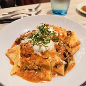 Pasta Moon - Pappardelle Pancetta - Italian Near Me - Half Moon Bay, California