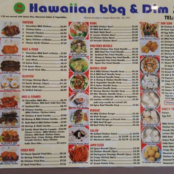 TK Cafe - Menu - Hawaiian Near Me - Monrovia, California