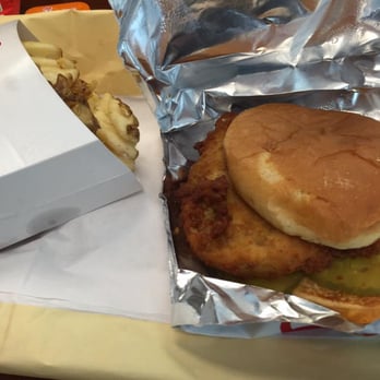 Chick-fil-A - The original with extra pickles and their famous waffle fries.....always fantastic!!! - Chicken Shop Near Me - Hillsboro, Oregon