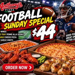 Anthonys Pizza - Football Sunday Special