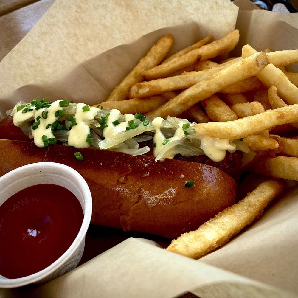 Young's Beach Shack - Wagyu Beef Hot Dog - Breakfast & Brunch Near Me - Dana Point, California Young's Beach Shack - Wagyu Beef Hot Dog - Breakfast & Brunch Near Me - Dana Point, California