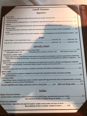 Menu photo 5 The Patio on Guerra McAllen, TX