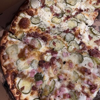Doghouse Pizza - Half Pickle Rick and half Pitbull. Excellent! - Pizza Near Me - Port Saint John, Florida Doghouse Pizza - Half Pickle Rick and half Pitbull. Excellent! - Pizza Near Me - Port Saint John, Florida
