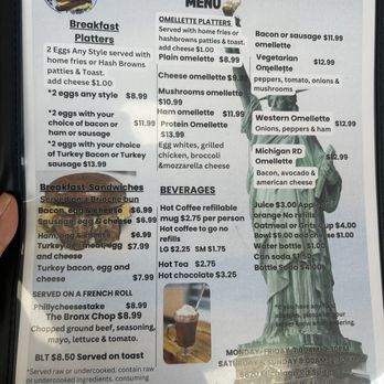 New York Breakfast - Menu - Breakfast & Brunch Near Me - Indianapolis, Indiana