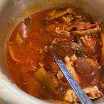 Tang Restaurant - Salty, doesn't taste anything like budae jigae. Garbage - Korean Near Me - Flushing, New York Tang Restaurant - Salty, doesn't taste anything like budae jigae. Garbage - Korean Near Me - Flushing, New York