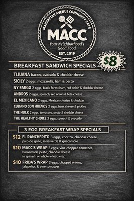 Menu photo 3 MACC 106 New York, NY Menu photo 3 MACC 106 New York, NY