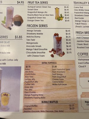 Menu photo 7 Teavalley Plano, TX