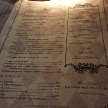 Au Cheval - bad shot of the menu :-/ - Bars Near Me - Chicago, Illinois Au Cheval - bad shot of the menu :-/ - Bars Near Me - Chicago, Illinois
