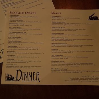 Black Rabbit Restaurant & Bar - Menu - Bars Near Me - Troutdale, Oregon Black Rabbit Restaurant & Bar - Menu - Bars Near Me - Troutdale, Oregon