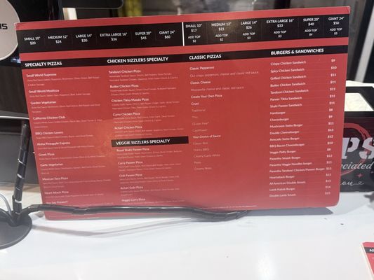 Menu photo 5 Pijja Paradise Fresno, CA