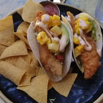Down the Hatch Maui - Fish fried taco in flour shell - Seafood Near Me - Lahaina, Hawaii Down the Hatch Maui - Fish fried taco in flour shell - Seafood Near Me - Lahaina, Hawaii
