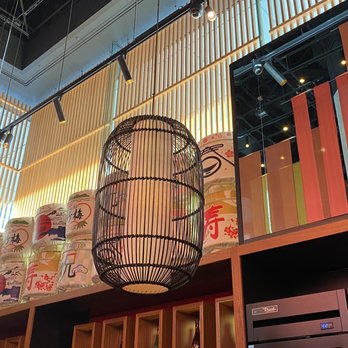 Chotto Matte - They have a really pretty bar area, decorated with sake barrels! - Japanese Near Me - Toronto, Ontario