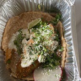 Golden avocado taco Golden avocado taco