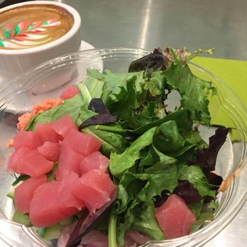 Momen Tea - Love their poke! And the Rainbow Latte is great too. Definitely a place I will come back for my lunch! - Poke Near Me - New York, New York Momen Tea - Love their poke! And the Rainbow Latte is great too. Definitely a place I will come back for my lunch! - Poke Near Me - New York, New York
