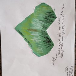 Storyland Preschool - Ms. Tyrese helped my son make this for me because I was sick and had to get a biopsy . It was very thoughtful and much appreciated.