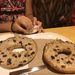 Chocolate chip bagel