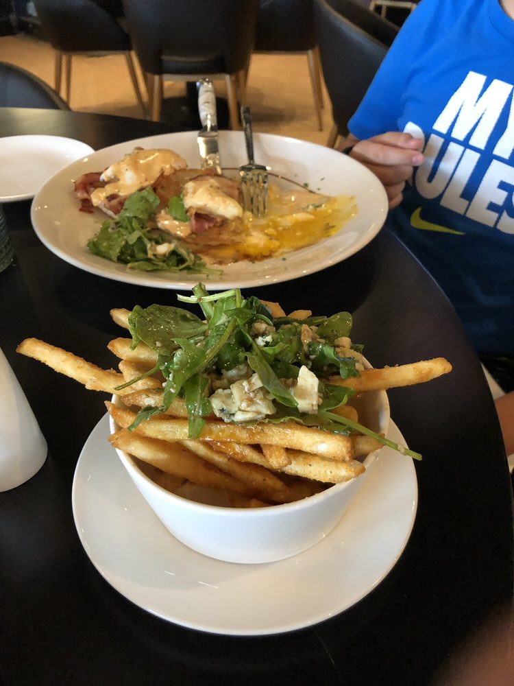 Truffle fries with a balsamic glaze. Wonderful!! Yelp