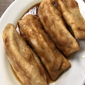 Swatow Restaurant - 124 - Pan fried dumplings (which looked and tasted deep fried) - Chinese Near Me - Toronto, Ontario