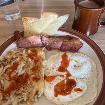 Pat’s International - Two egg breakfast (delicious!) - American Near Me - Guerneville, California Pat’s International - Two egg breakfast (delicious!) - American Near Me - Guerneville, California