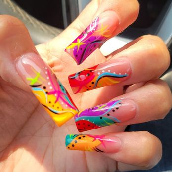 Q Nails Salon - My beautiful birthday nails - Nail Salons Near Me - Houston, Texas Q Nails Salon - My beautiful birthday nails - Nail Salons Near Me - Houston, Texas