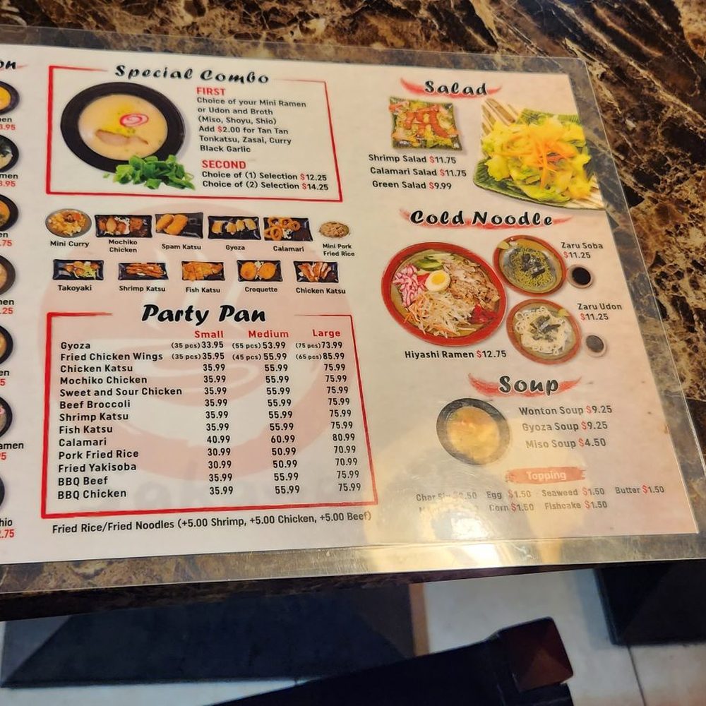 Shaka Noodle - menu 1 - Ramen Near Me - Aiea, Hawaii Shaka Noodle - menu 1 - Ramen Near Me - Aiea, Hawaii