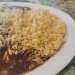 Rock rice it was crunchy tasted old.
