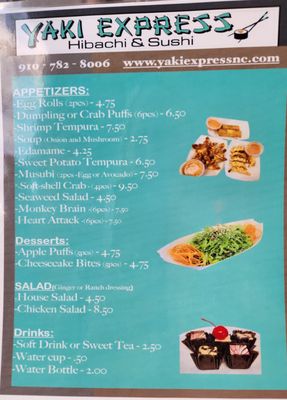 Menu photo 7 Yaki Express - Wilmington Wilmington, NC Menu photo 7 Yaki Express - Wilmington Wilmington, NC