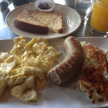 Gil's Goods - Classic breakfast with homemade bratwurst. - Cafes Near Me - Livingston, Montana Gil's Goods - Classic breakfast with homemade bratwurst. - Cafes Near Me - Livingston, Montana