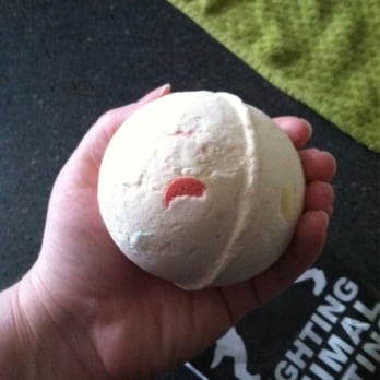 LUSH - Dragon's Egg bath bomb - HUGE for the price, it can definitely be broken up and used in pieces. - Cosmetics & Beauty Supply Near Me - Tulsa, Oklahoma LUSH - Dragon's Egg bath bomb - HUGE for the price, it can definitely be broken up and used in pieces. - Cosmetics & Beauty Supply Near Me - Tulsa, Oklahoma