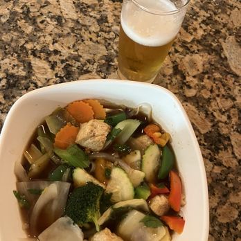 Thai Bistro - Vegetable Tofu Noodle Soup - Thai Near Me - Venice, Florida Thai Bistro - Vegetable Tofu Noodle Soup - Thai Near Me - Venice, Florida