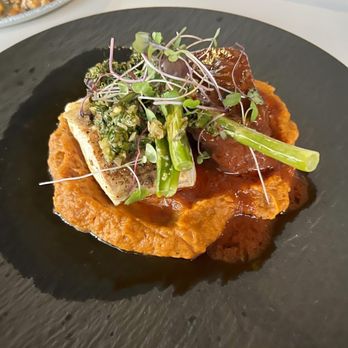 Dryft - Surf and Turf Special (halibut and braised beef short rib) - Seafood Near Me - Revere, Massachusetts Dryft - Surf and Turf Special (halibut and braised beef short rib) - Seafood Near Me - Revere, Massachusetts